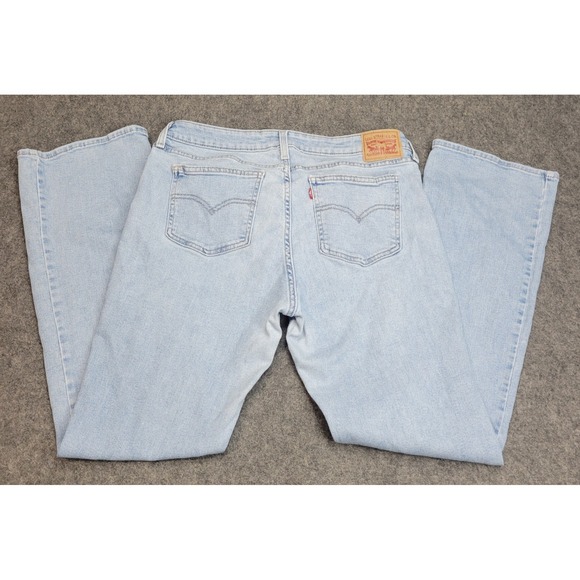 Levi's Other - Levis Jeans Womens 32x32 Blue Denim Distressed Streetwear Superlow Bootcut Leg